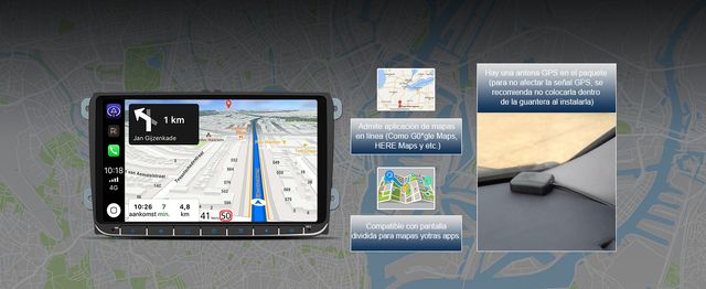 HEXINEX Android 2GB+32GB AutoRadio 9'' VW SEAT