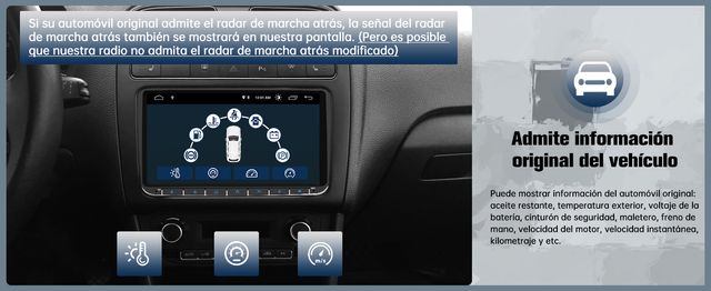 HEXINEX Android 2GB+32GB AutoRadio 9'' VW SEAT