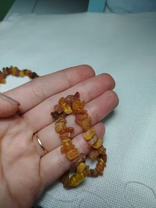 Collana Ambra Grezza Naturale