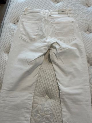 Pantalón vaquero blanco Pepe Jeans mujer