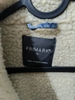 Chaqueta vaquera Primark borrego Talla L/M