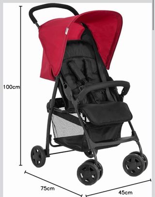 2 Passeggini Hauck Sport Rossi