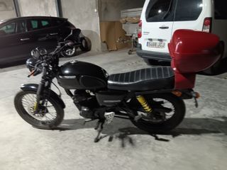 Moto 125cc Naked Negra/Plata