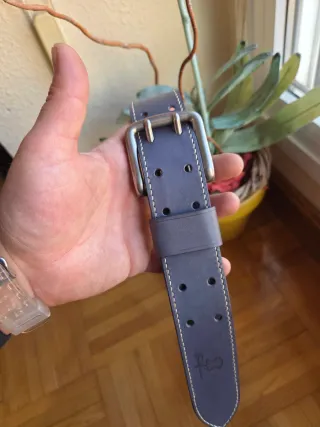 Cinturón artesanal de cuero