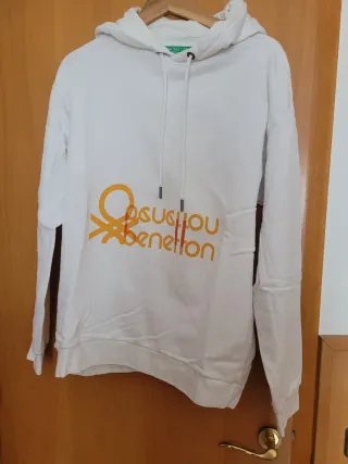 Sudadera Benetton Blanca