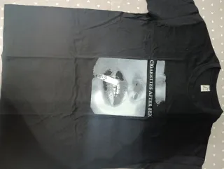 T-shirt Cigarettes After Sex nera