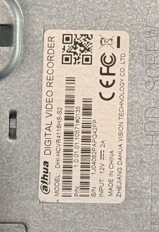 Grabador DVR Dahua 16ch analogico/HDVCI