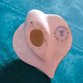 Statuetta cigno collezionabile di porcellana