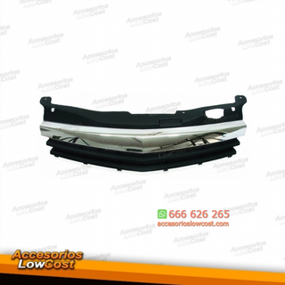 PARRILLA NEGRA CON FILO CROMADO PARA OPEL ASTRA H