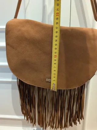 Bolso MSK de ante con flecos