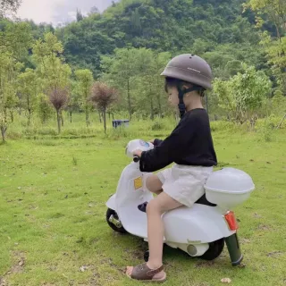 Moto Eléctrica Infantil Rosa