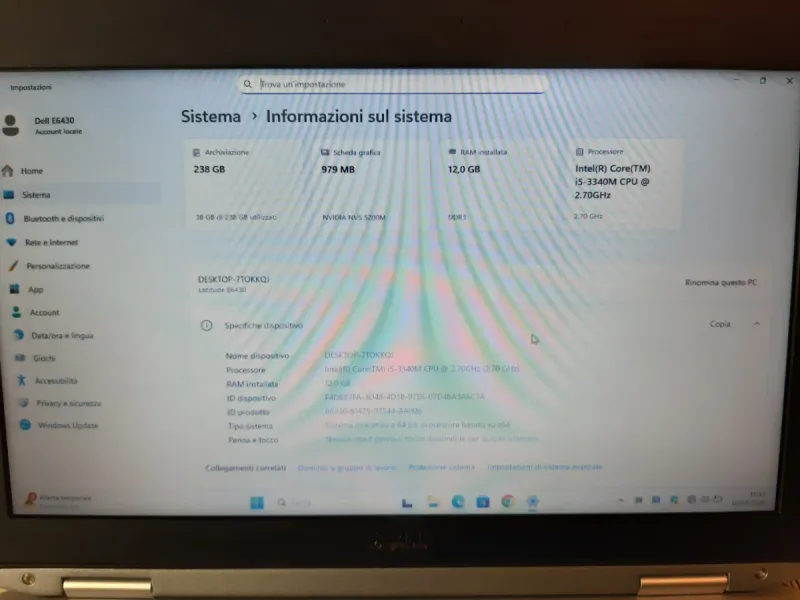 Dell Latitude E6430 i5 Win 11 SSD Nvidia afbeelding 4
