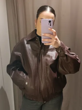 Bomber Buedos Zara Marrón