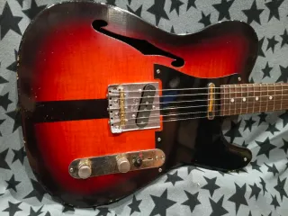 Cuerpo Telecaster MJT Thinline made in usa.