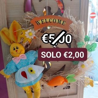 Decorazione Pasquale con Coniglio e Carota