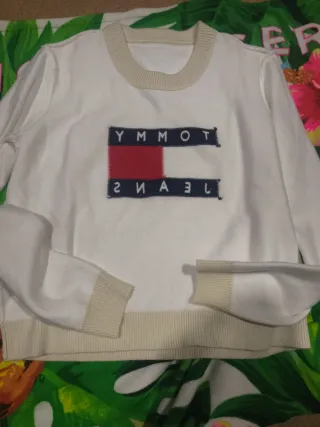 Jersey Tommy Hilfiger Mujer Blanco