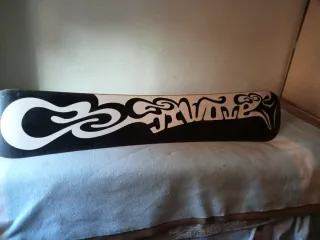 Tabla de Snowboard con Fijaciones