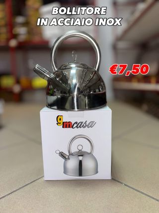 Bollitore in acciaio inox gm casa