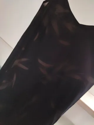 Vestito lungo elegante nero