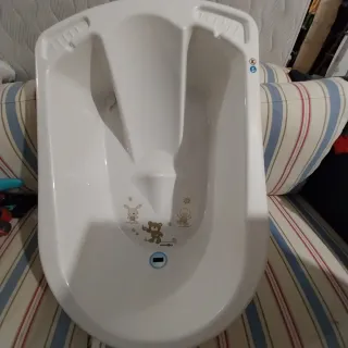 Bañera Bebé Alta Plegable en perfecto estado