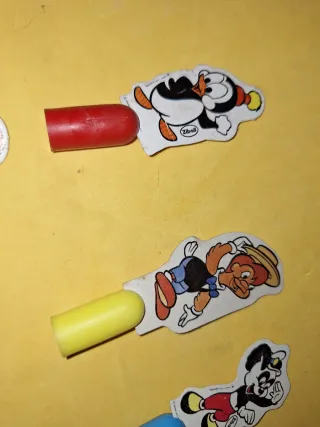 Collezione di cappellini per matite Zibali Pastelitos anni '70