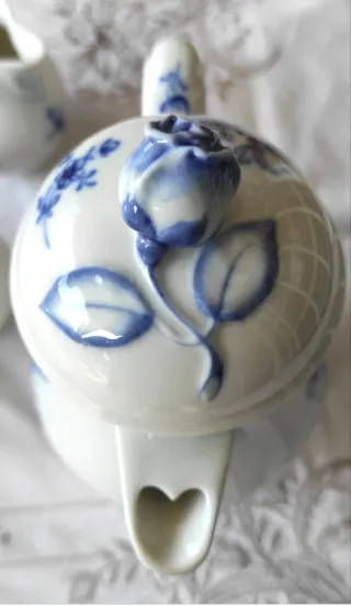 Servizio Tè Fürstenberg Porcellana Blu