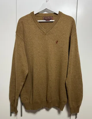 Jersey Marlboro Classics Cuello Pico Lana Talla XL