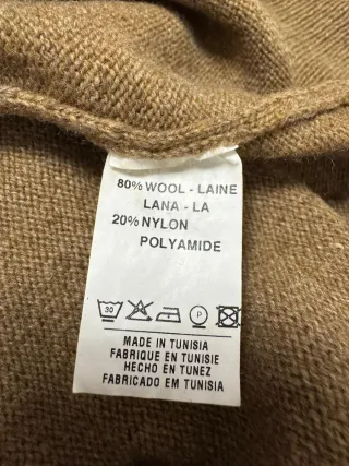 Jersey Marlboro Classics Cuello Pico Lana Talla XL