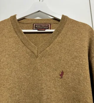 Jersey Marlboro Classics Cuello Pico Lana Talla XL