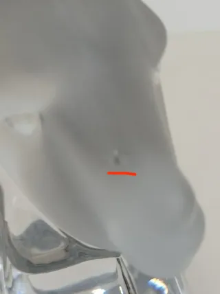 Figura de cristal cabra montesa