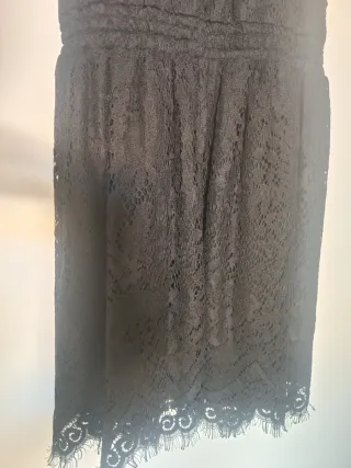 Vestido negro niña encaje fiesta. Para 12 años