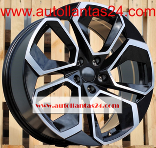 8810 JUEGO DE 4 LLANTAS SKODA BLACK METAL