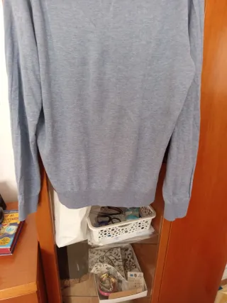 Jersey Tommy Hilfiger Pico Algodón Seda Talla S