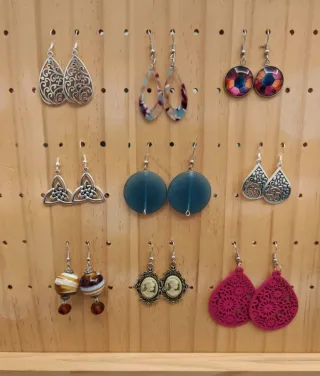 Lotto 9 paia di orecchini donna – vari modelli