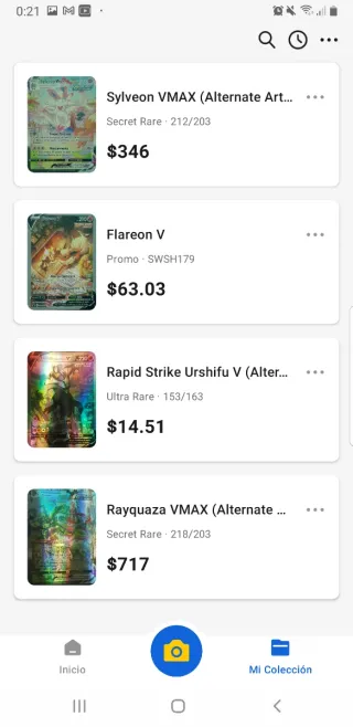 Colección Cartas Pokémon