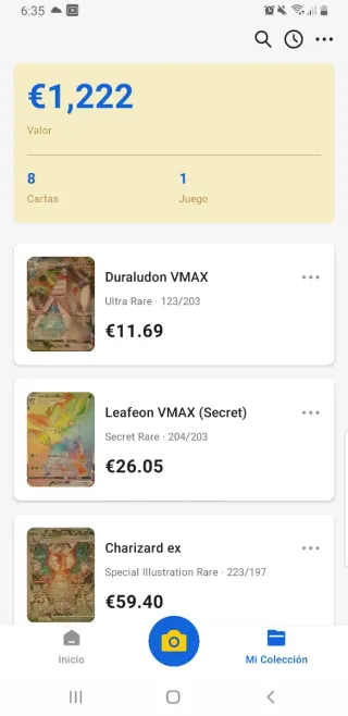 Colección Cartas Pokémon