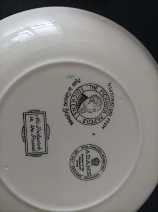 Plato Adams Decorativo Escena Rural