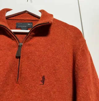 Jersey Marlboro Classics Lana Media Cremallera