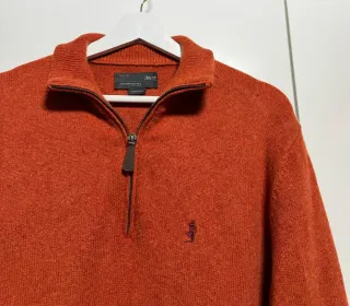 Jersey Marlboro Classics Lana Media Cremallera