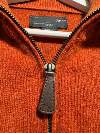 Jersey Marlboro Classics Lana Media Cremallera