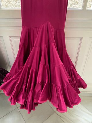 Vestido de flamenca buganvilla.