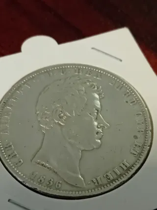 Moneta Argento 1836 Collezionismo