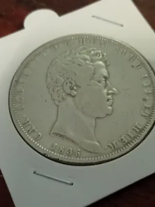 Moneta Argento 1836 Collezionismo
