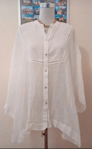 Túnica Massimo Dutti Blanca