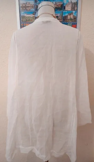 Túnica Massimo Dutti Blanca