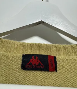 Jersey Kappa Cuello Pico Lana Vintage Talla L