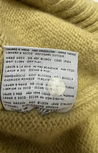 Jersey Kappa Cuello Pico Lana Vintage Talla L