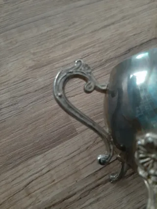 Zuccheriera metallica vintage anni '30-'40