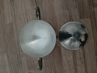 Zuccheriera metallica vintage anni '30-'40