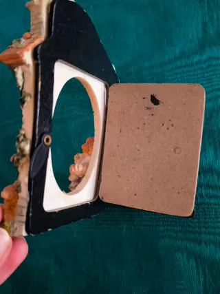 Cornice portafoto vintage, casetta orsetti